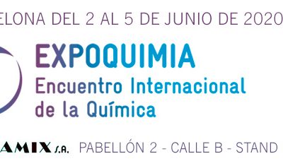 Cramix asistirá a la 19ª edicion de Expoquimia, feria internacional de química que tendrá lugar en Barcelona del 2 al 5 de junio