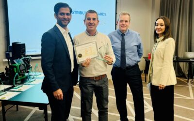 CRAMIX acaba de recibir el premio como mejor distribuidor de las bombas peristálticas Verderflex a nivel europeo