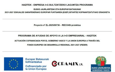 Cramix impulsa la innovación industrial con el proyecto RECO4Si, apoyado por el programa Hazitek