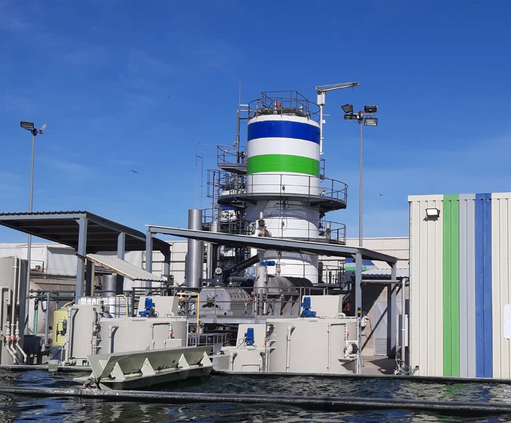 Instalación de agitadores FLUIDMIX en planta de gestión integral de residuos sólidos urbanos