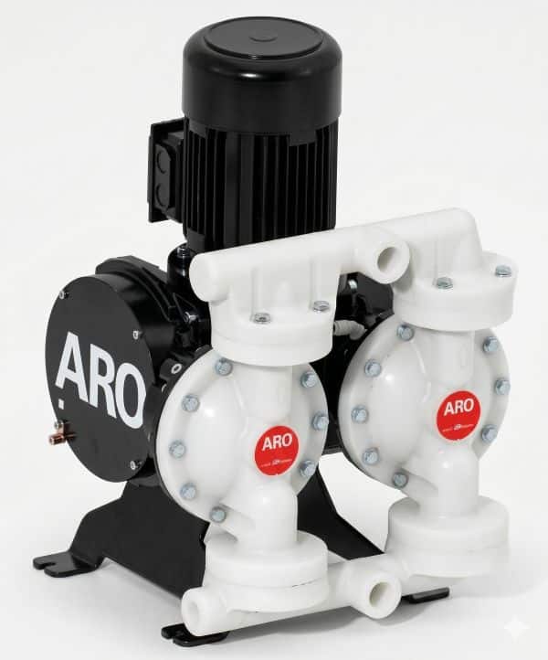 Bomba eléctrica ARO EVO 210 diafragma plástico Bomba eléctrica de doble diafragma ARO EVO Series 210 no metálica de 1 pulgada en polipropileno para fluidos corrosivos