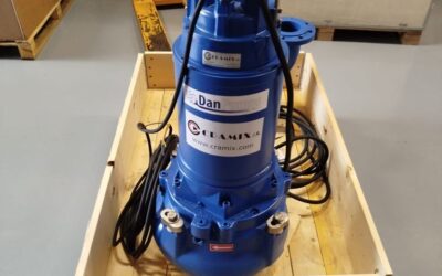 Acabamos de suministrar una bomba sumergible DanPumps para una EDAR
