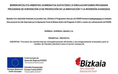 Cramix impulsa la innovación con el proyecto ENERPAN, financiado por la Diputación Foral de Bizkaia