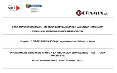 Cramix desarrolla ICCA, un sistema automatizado de curado UV de composites con apoyo del Gobierno Vasco