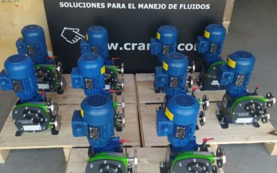 Hemos suministrado 10 bombas peristálticas Verderflex Dura 10