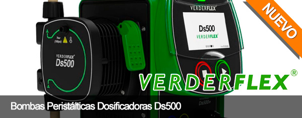Distribución de bombas peristálticas dosificadoras VERDERFLEX Ds500