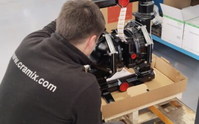 Cramix realiza reparación especializada de bomba neumática ARO INGERSOLRAND