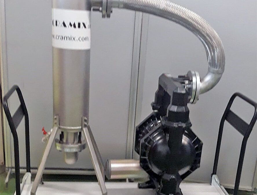 Cramix acaba de suministrar un sistema de bombeo ARO IR y filtración Everblue a un importante fabricante químico